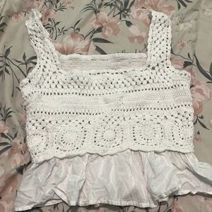 Crochet crop top